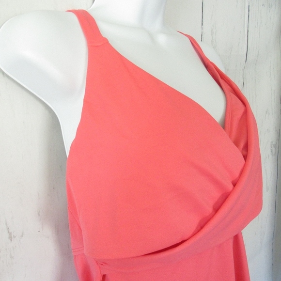 SOLD Athleta Bra Cup Wrap Tankini Top Underwire - Picture 4 of 8